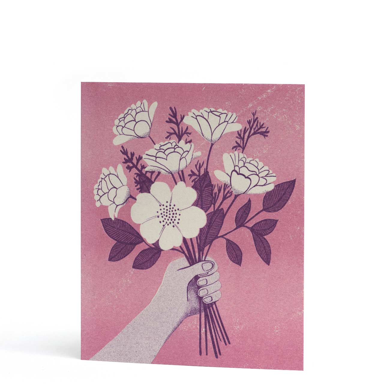 Bunch of Flowers Risograph Card