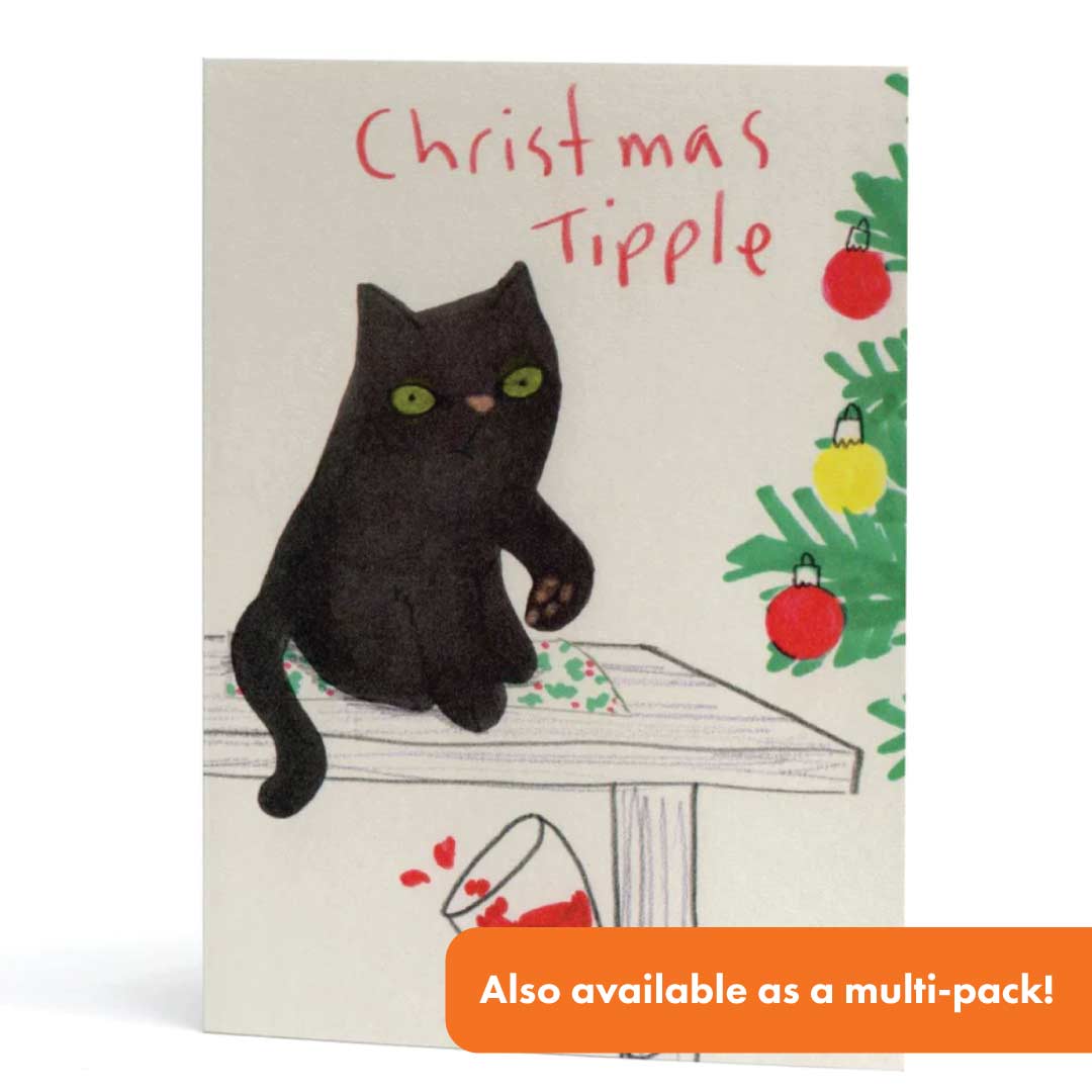 Christmas Tipple Greeting Card