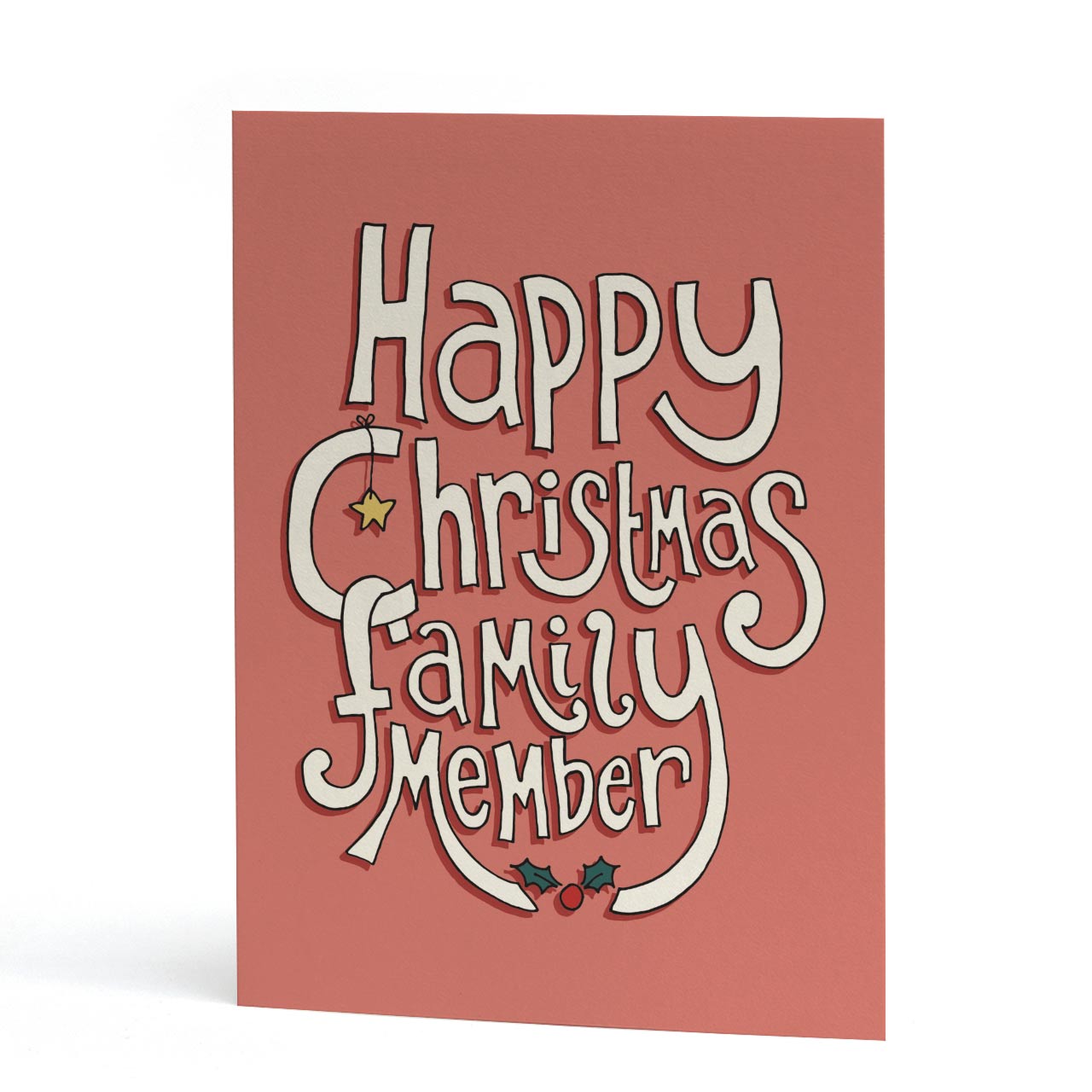 Family Member Christmas Card