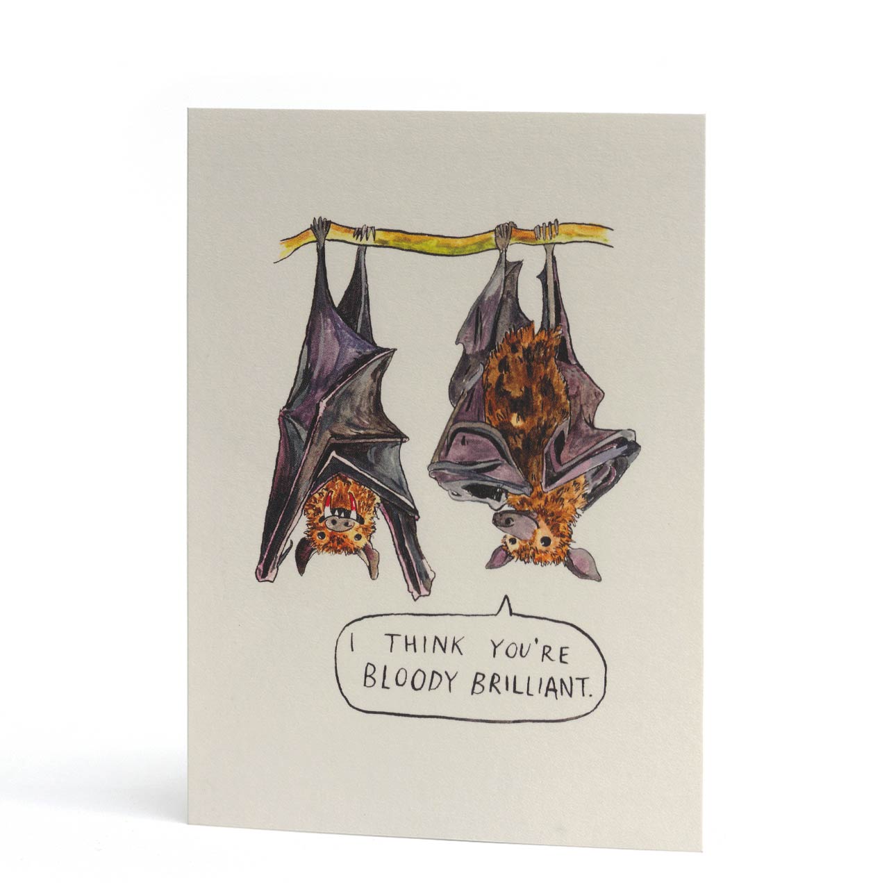 I Think You're Bloody Brilliant Love Card