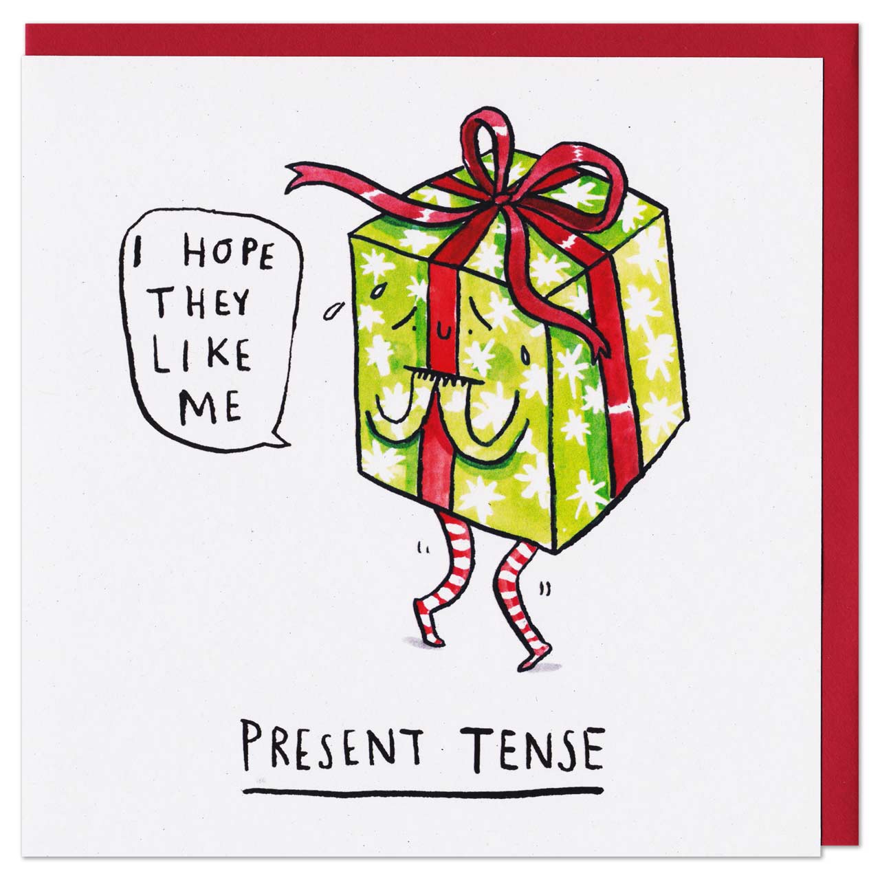 Present Tense Christmas Card