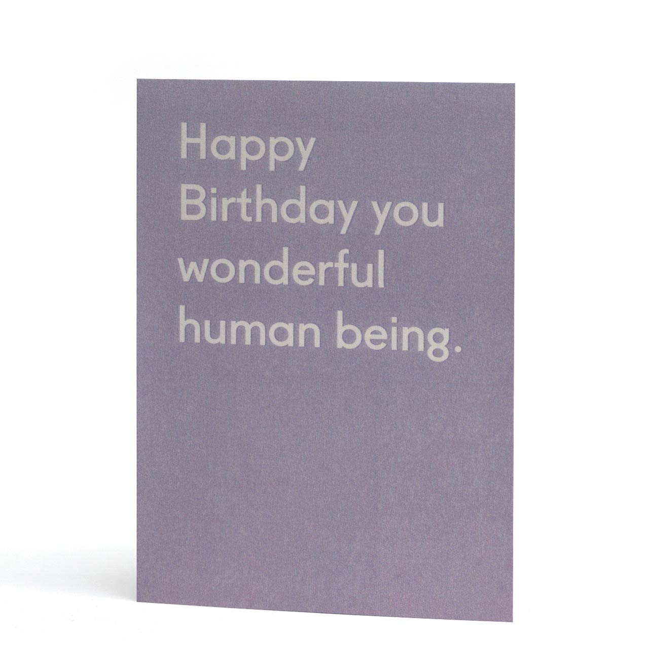 Wonderful Human Being Birthday Card