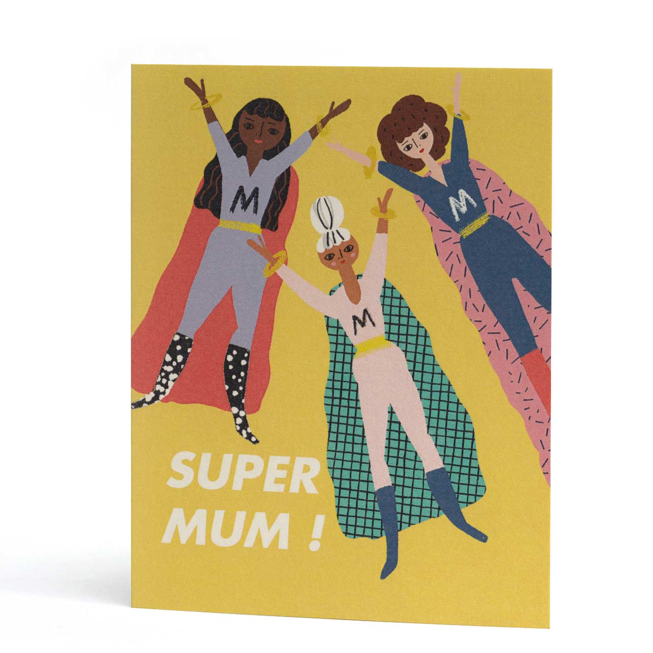 Super Hero Mum Greeting Card