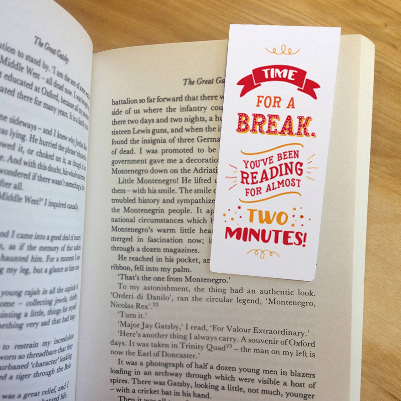 Time for a Break Magnetic Bookmark