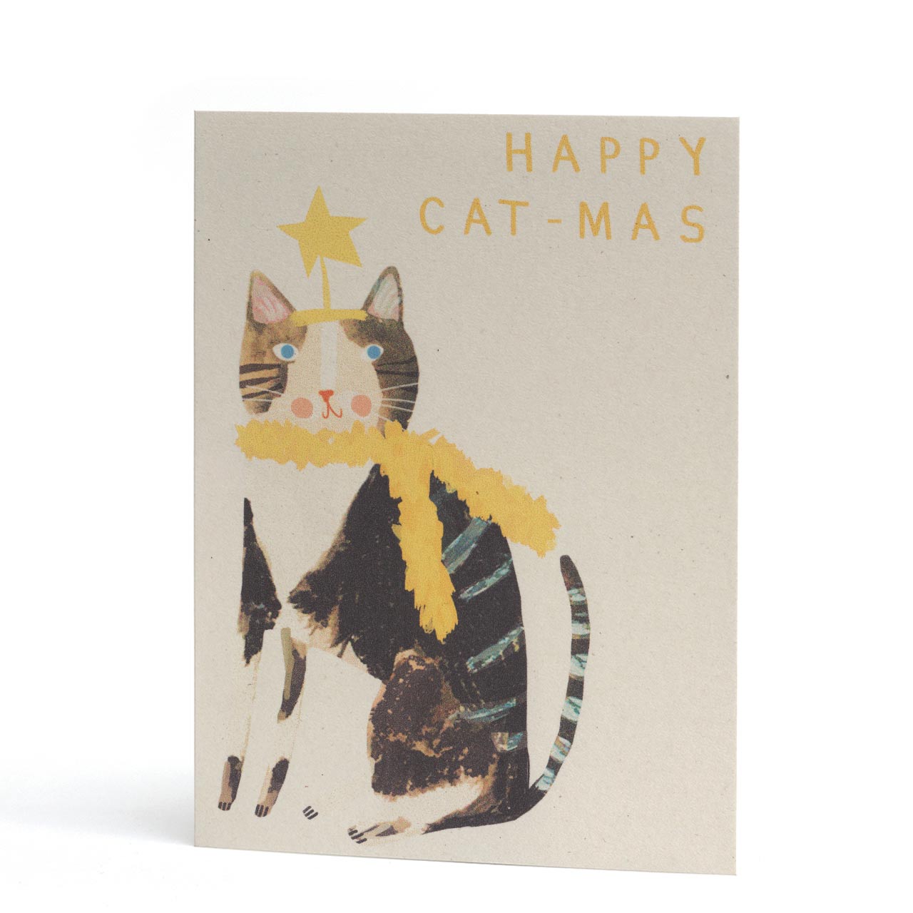 Happy Cat-Mas Christmas Greeting Card