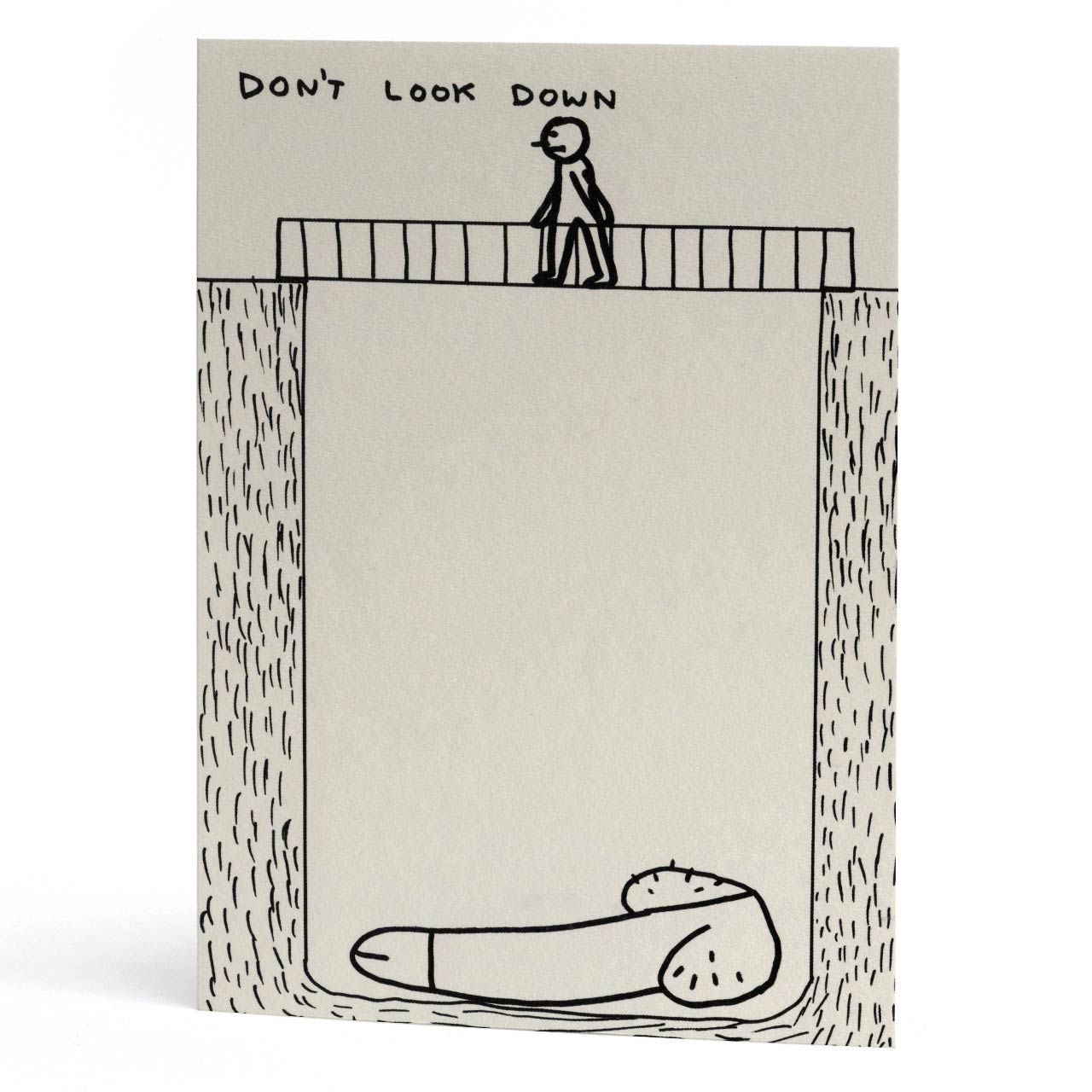Don't Look Down Greeting Card