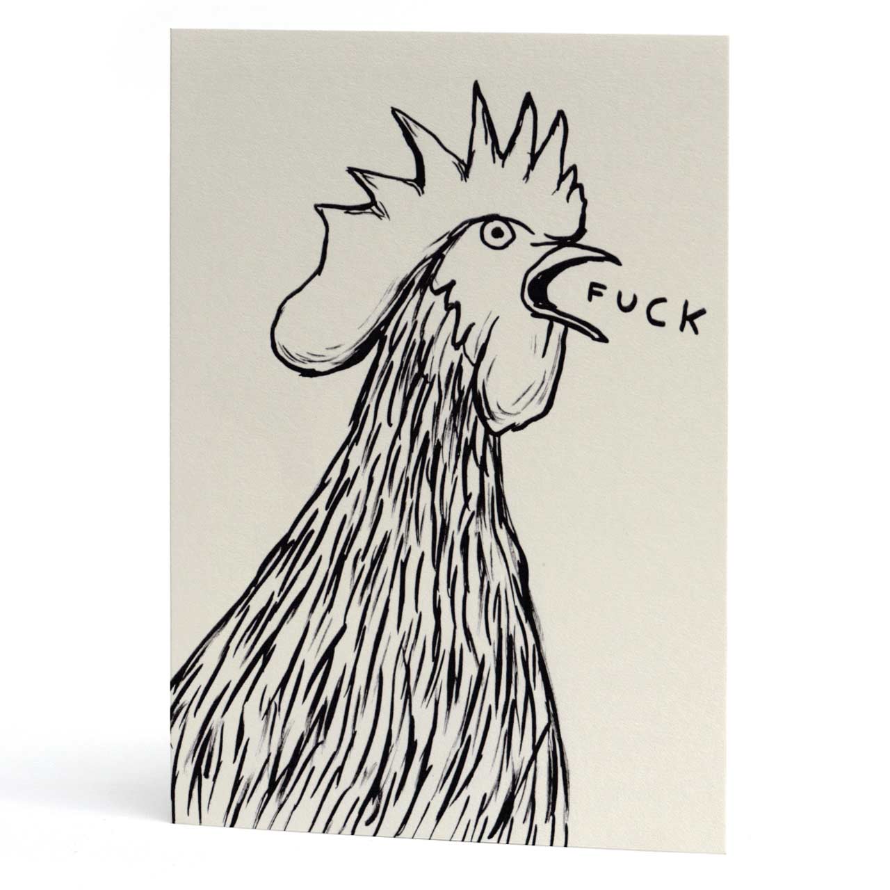 Cockerel Fuck Greeting Card