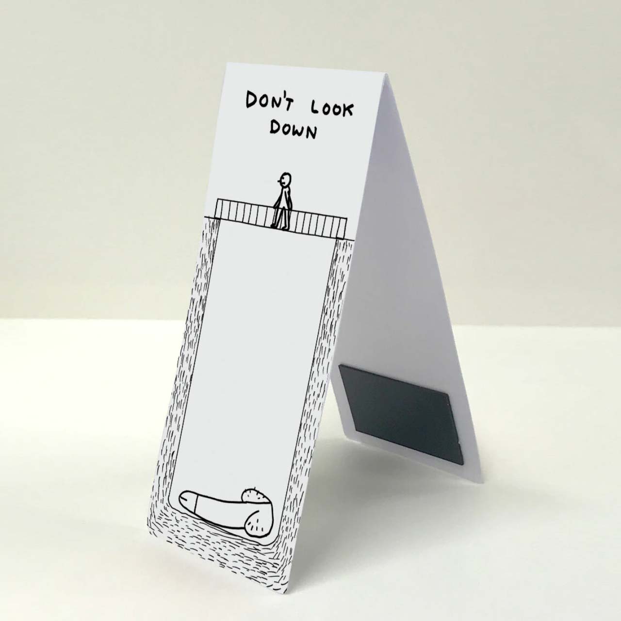 Don't Look Down Magnetic Bookmark