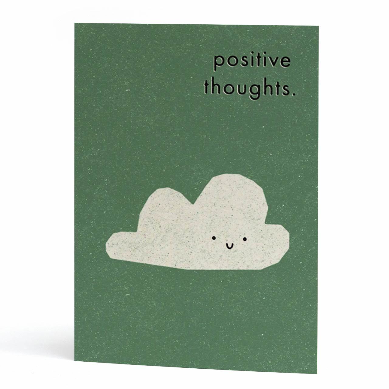 Positive Thoughts Greeting Card