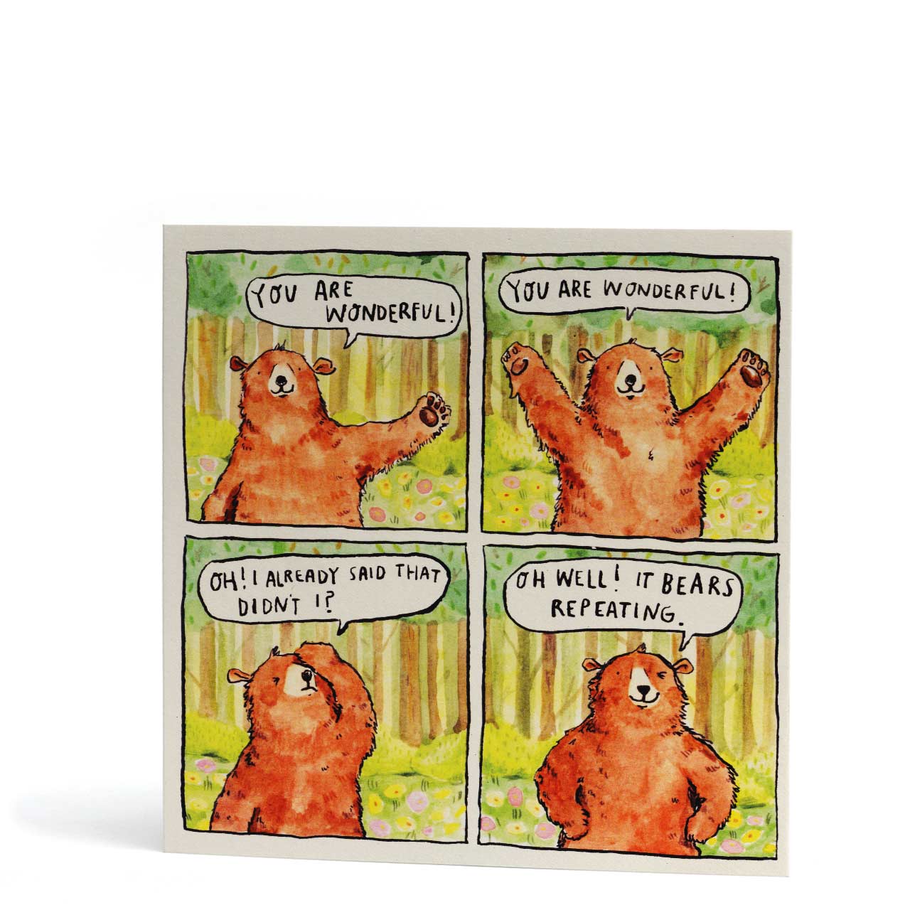 Bears Repeating Wonderful Card