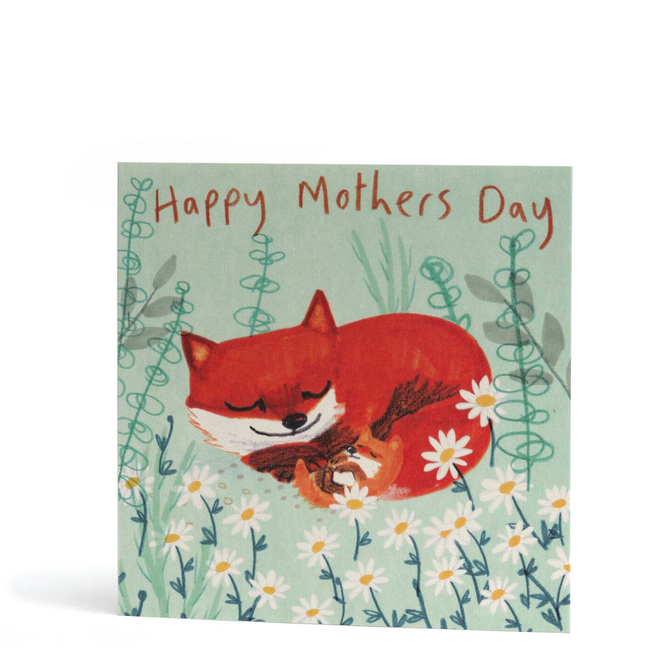 Happy Mother's Day Foxes Greeting Card