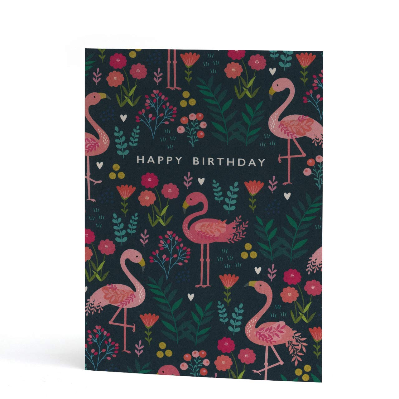 Flamingo Happy Birthday Greeting Card
