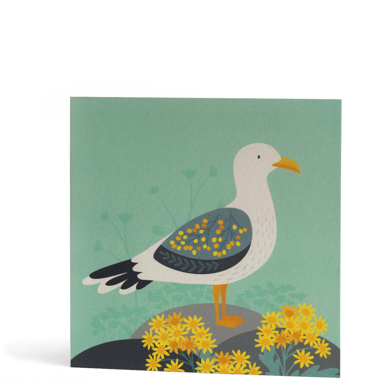 Seagull and Daisies Card