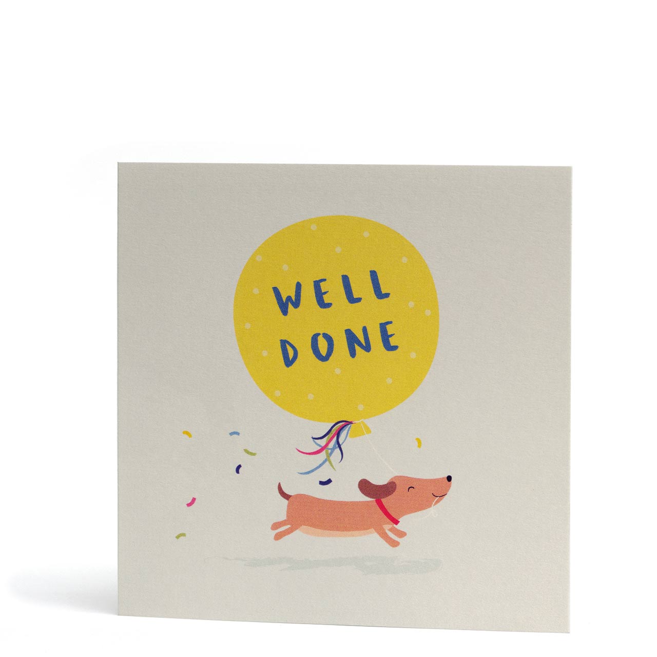 Well Done Balloon Doggie Greeting Card