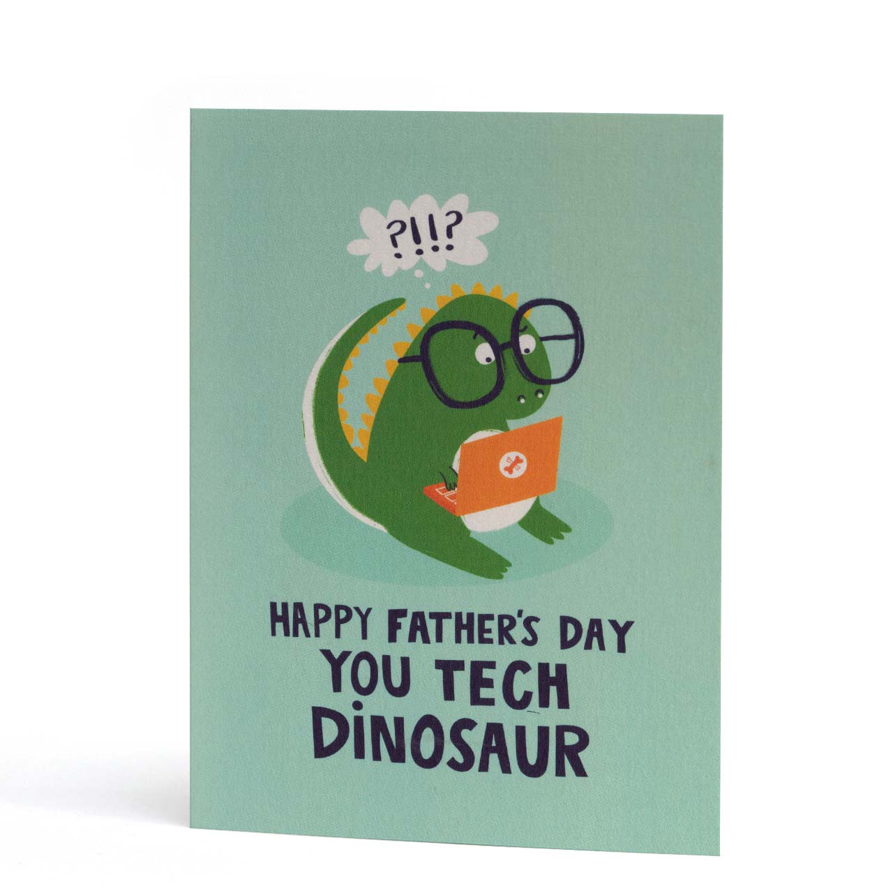 Tech Dinosaur Father's Day Greeting Card