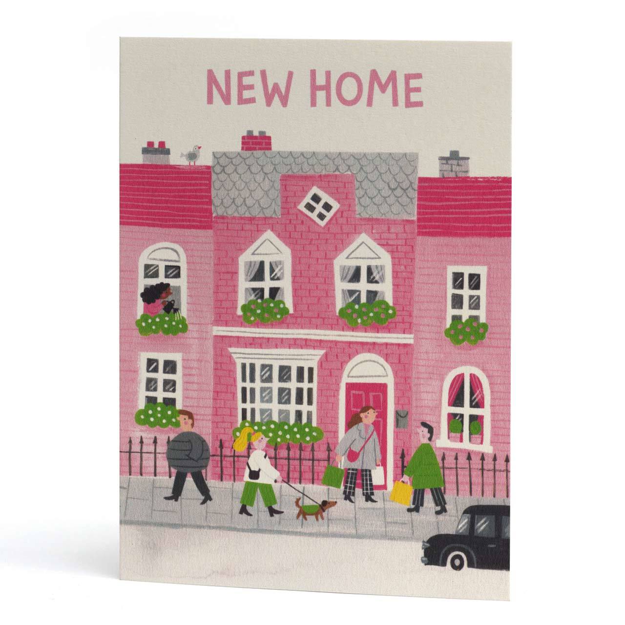 New Home Houses Greeting Card