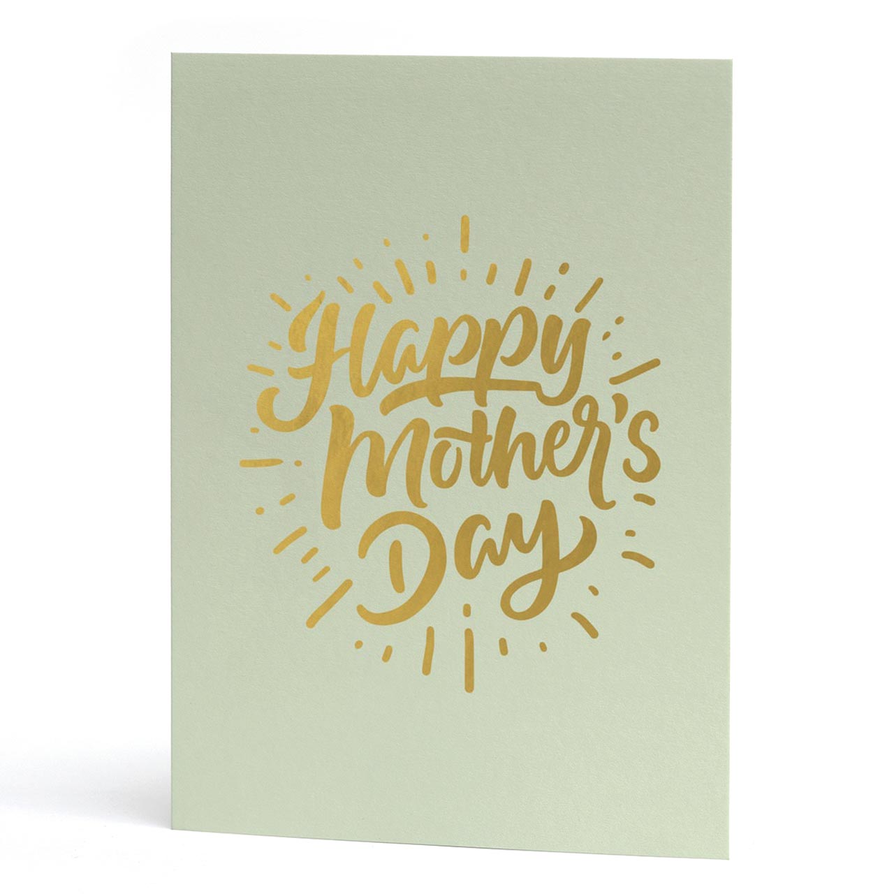 Happy Mother's Day Gold Foil Greeting Card
