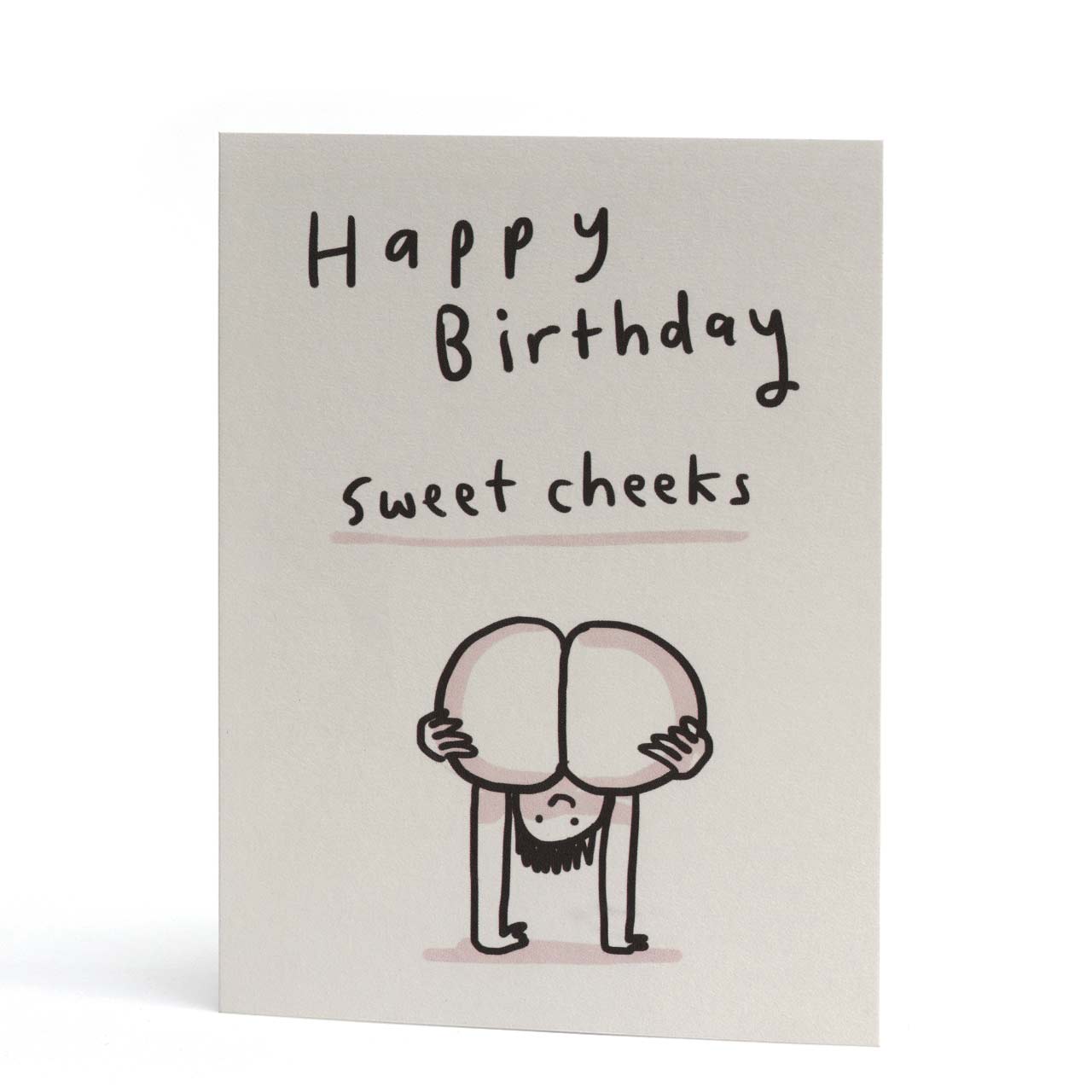 Happy Birthday Sweet Cheeks Greeting Card