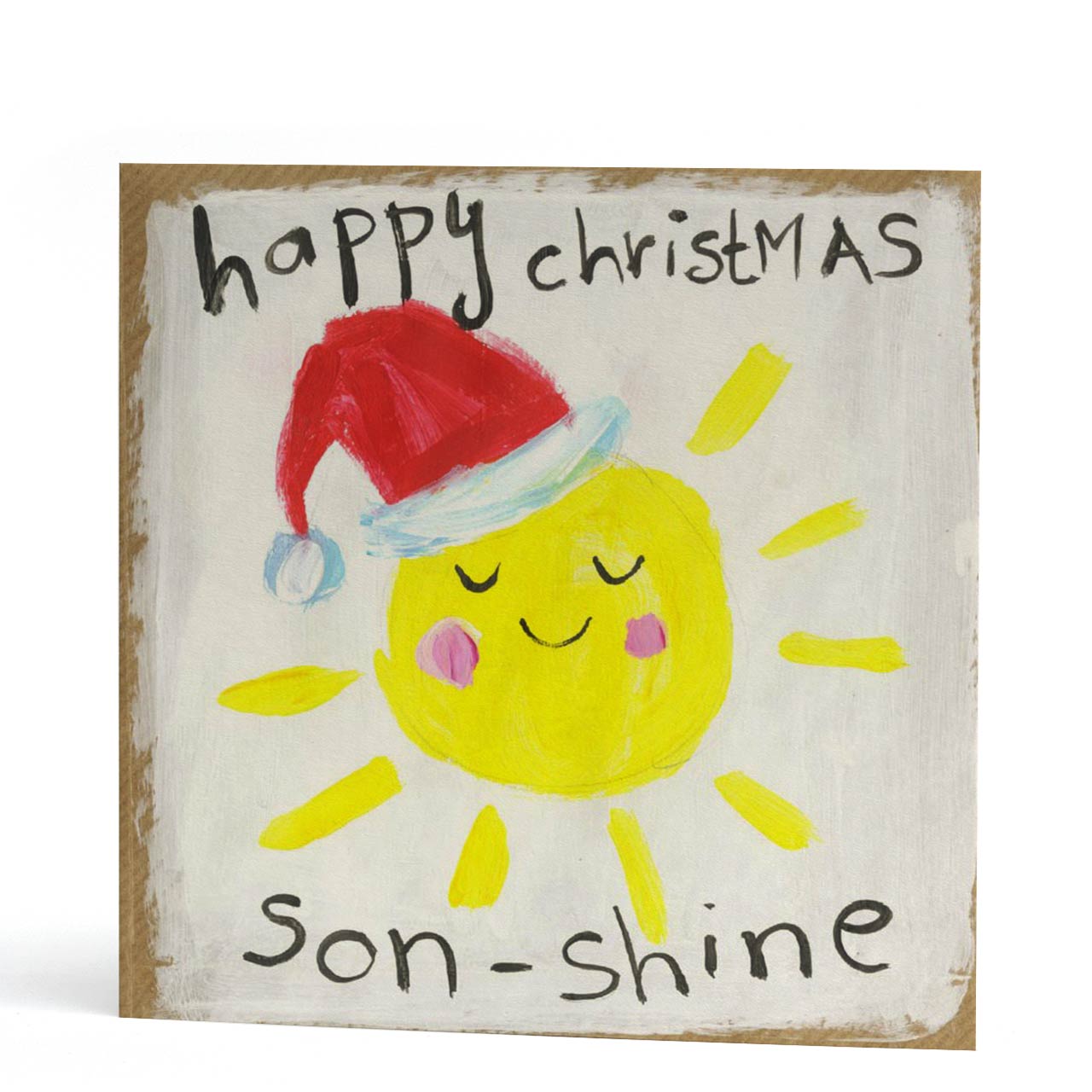 Son Shine Happy Christmas Card