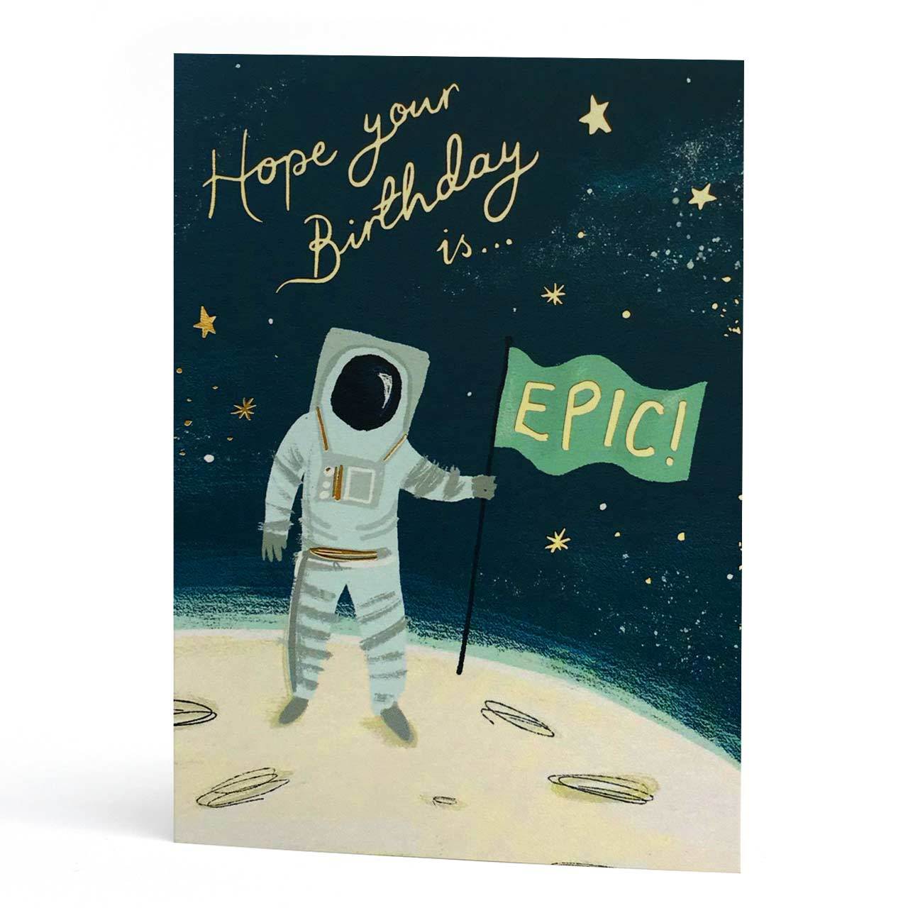 Epic Birthday Gold Foil Greeting Card