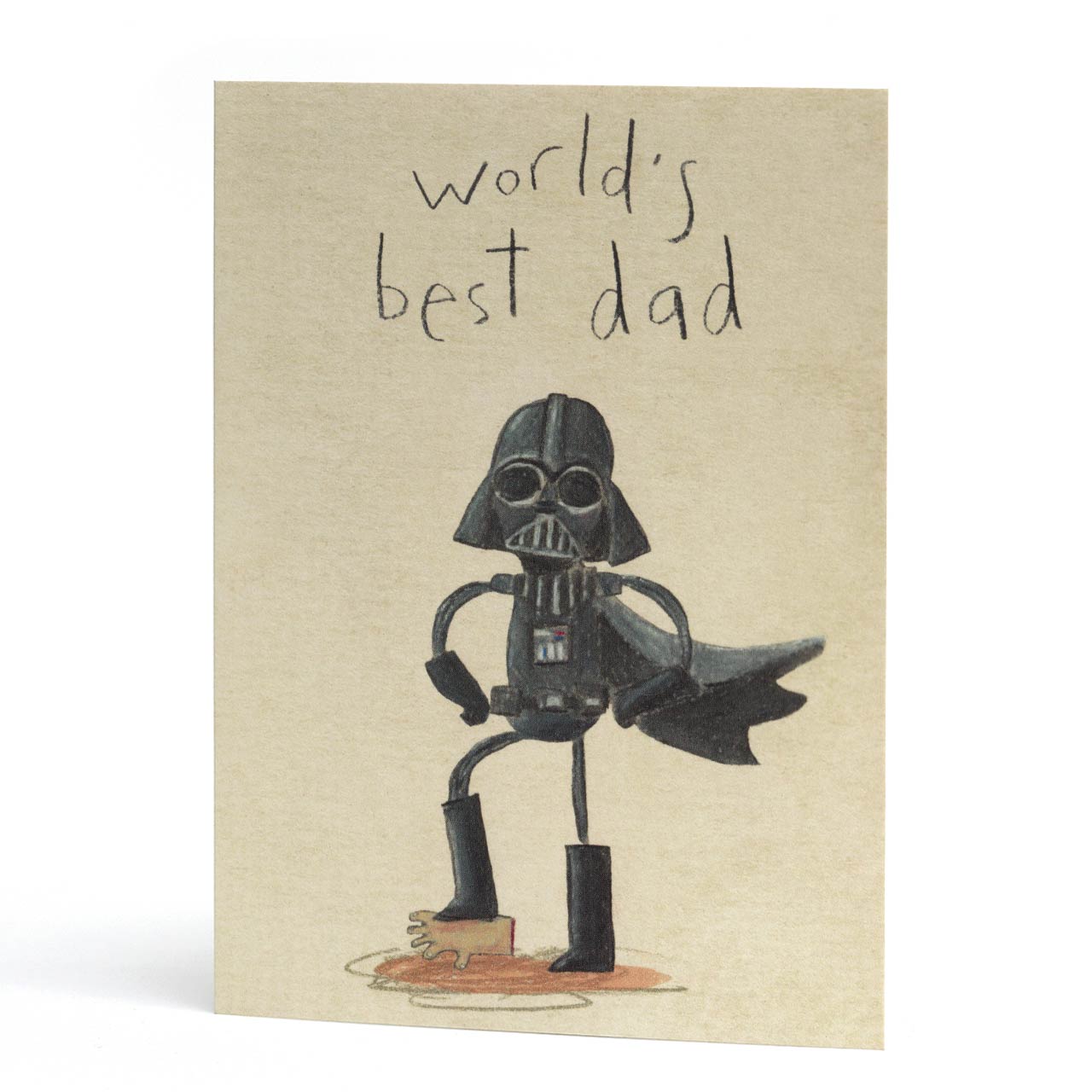 Vader World's Best Dad Greeting Card