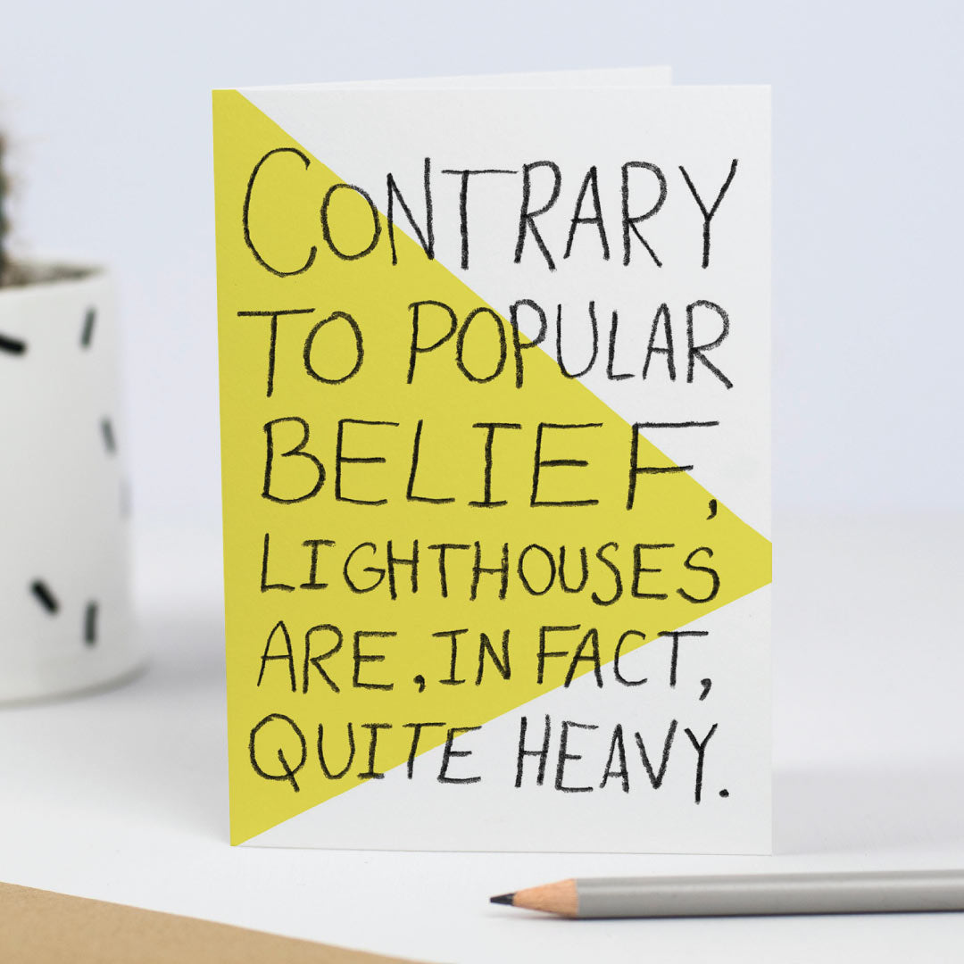 Lighthouses Card SUPER SECONDS