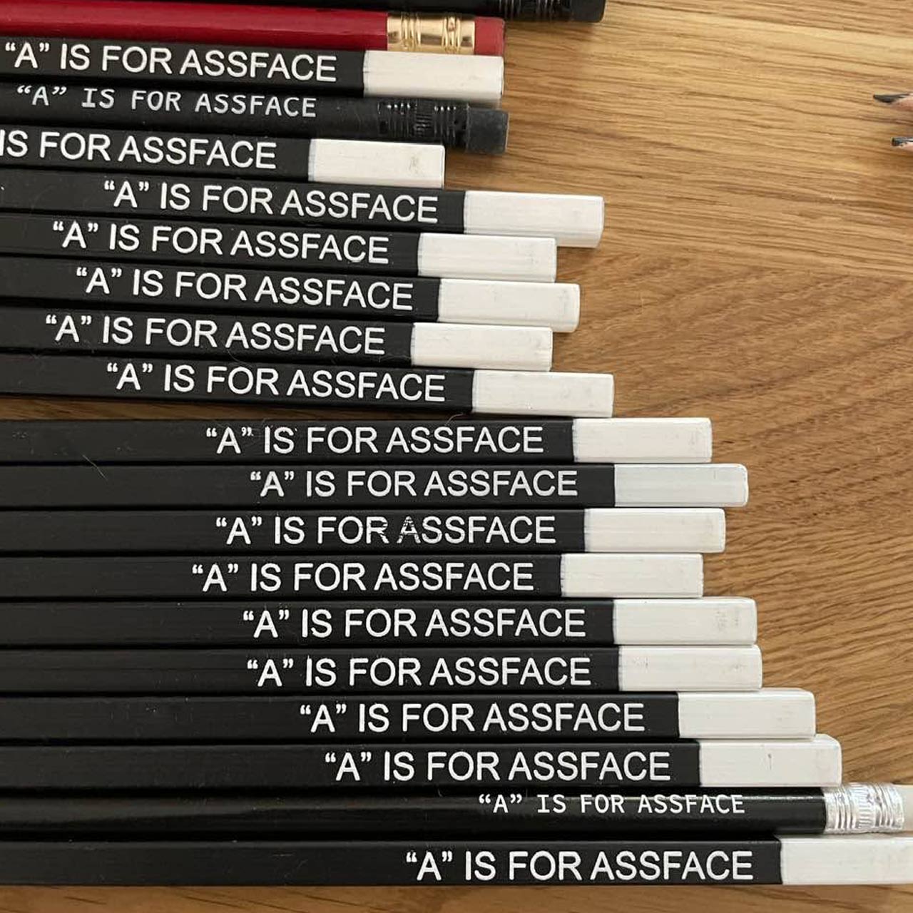 Single Sweary Pencils - Assface SUPER SECONDS