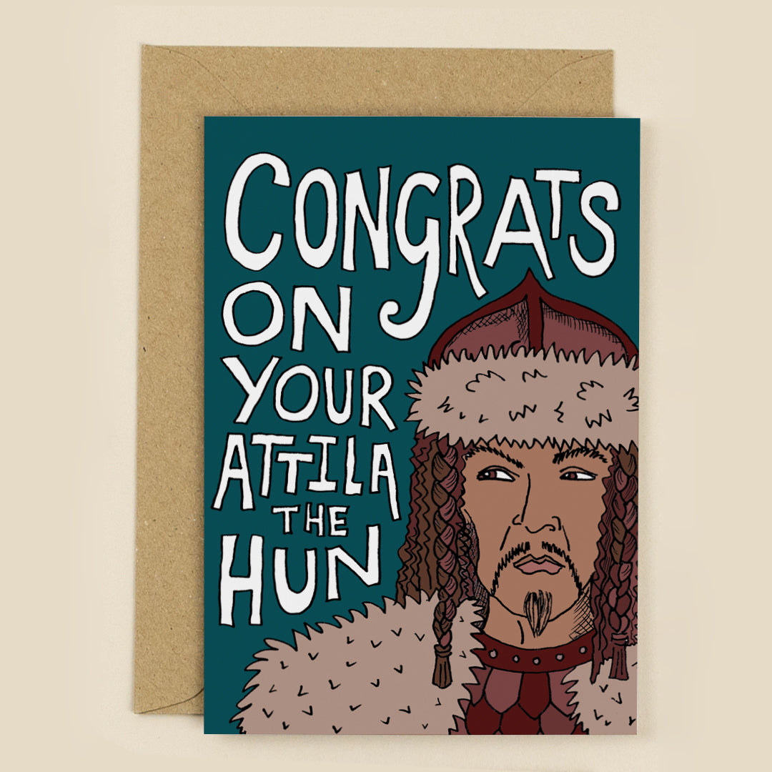Congrats on Your 2:1 Degree (Atilla The Hun) Card