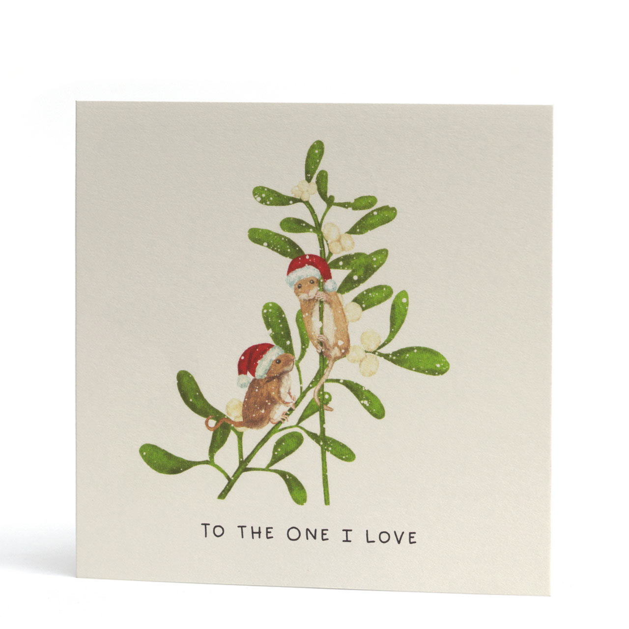The One I Love Mouse Christmas Card