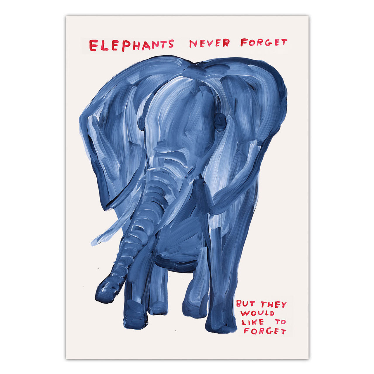 Elephants Never Forget Postcard