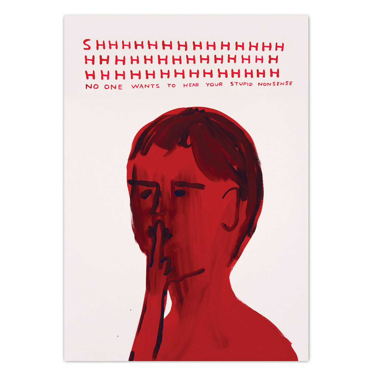 Shhh No One Wants to Hear Postcard