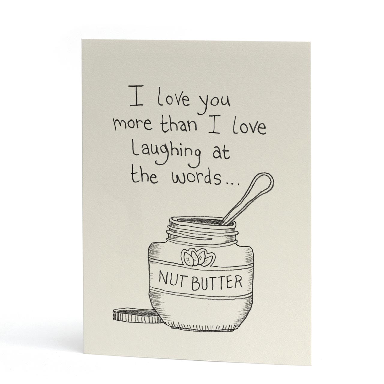 Nut Butter Greeting Card SUPER SECONDS