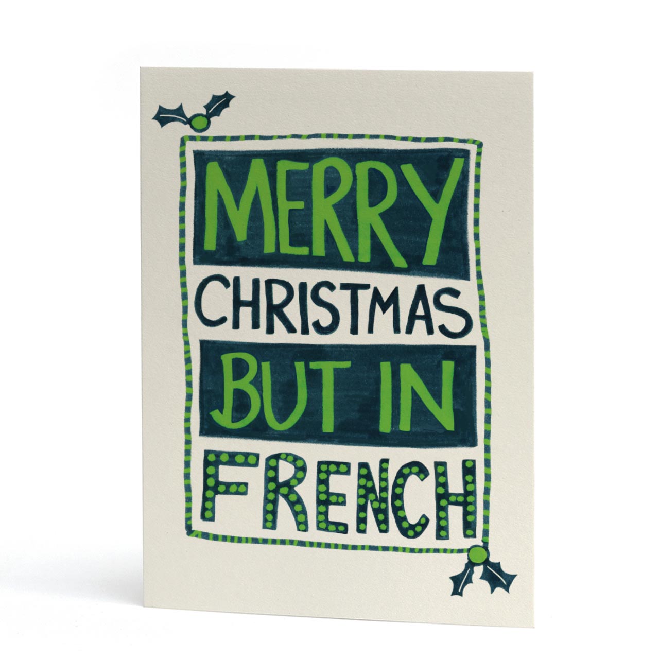 Merry Christmas But In French Card