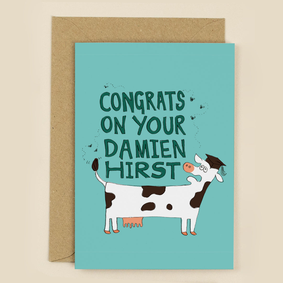 Congrats on Your First Class Degree (Damien Hirst) Card