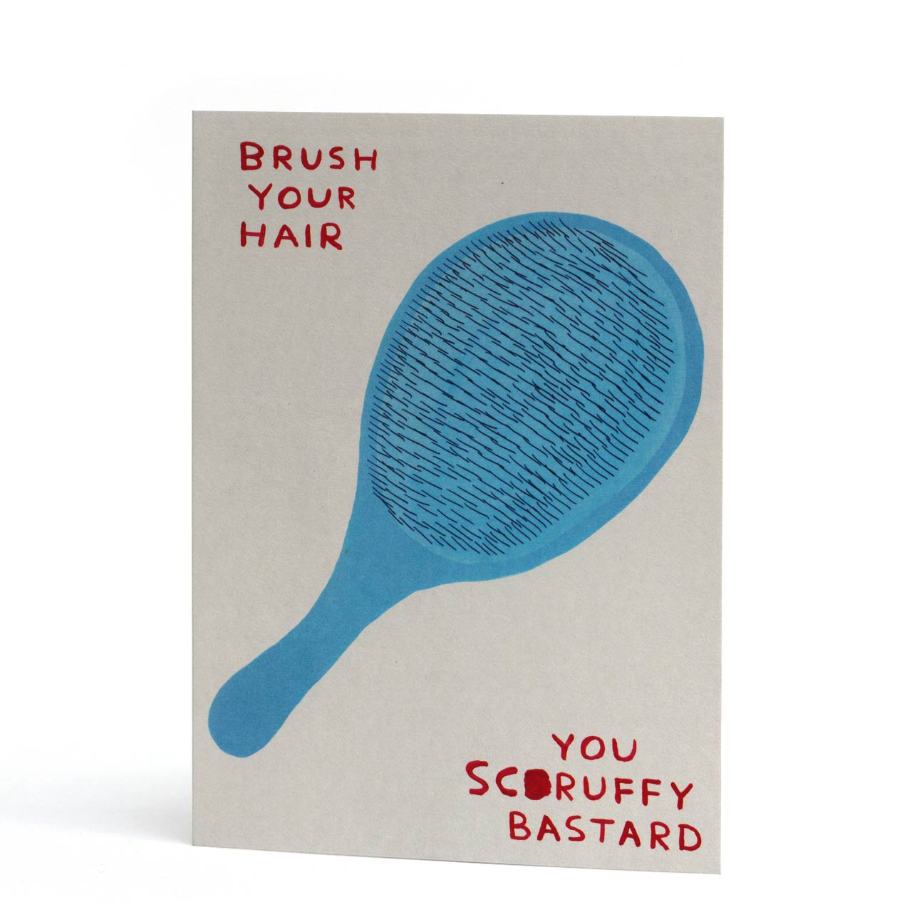 Brush Your Hair Greeting Card
