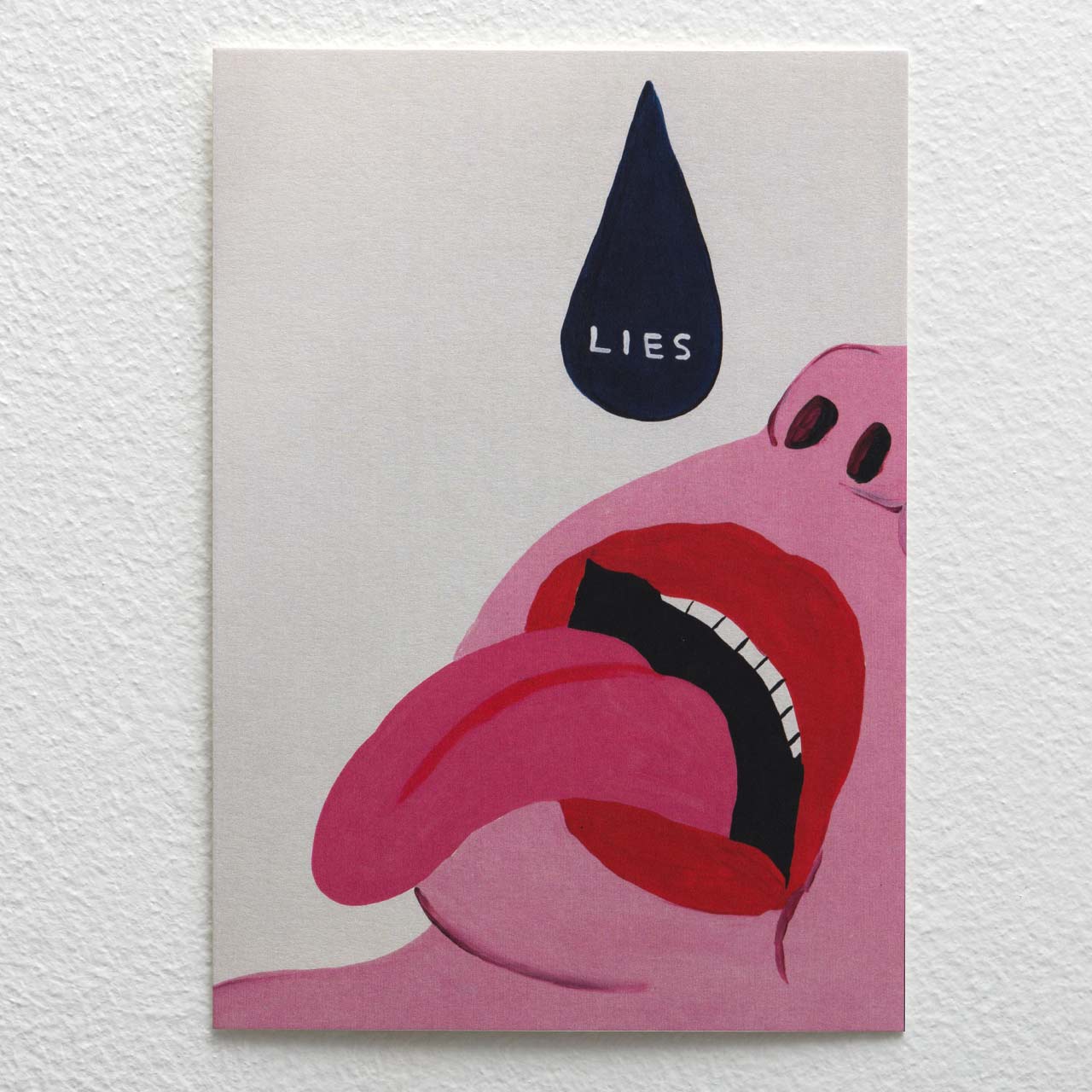 Lies Postcard