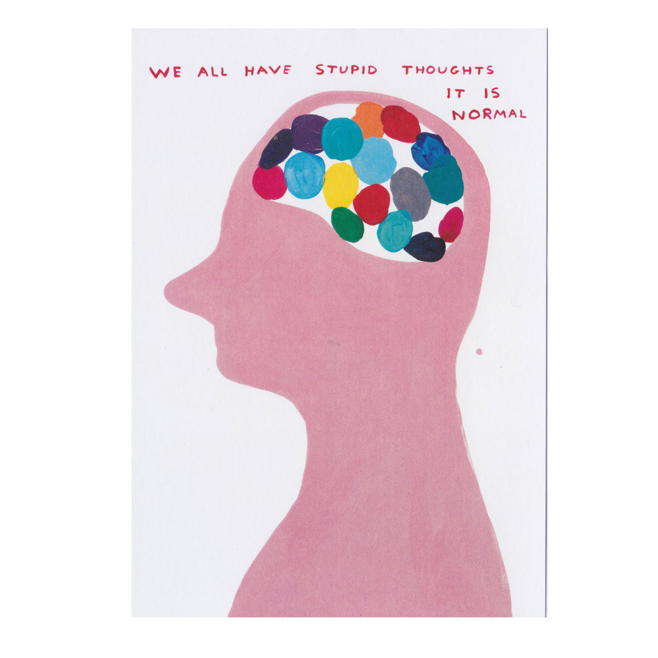 Stupid Thoughts Postcard