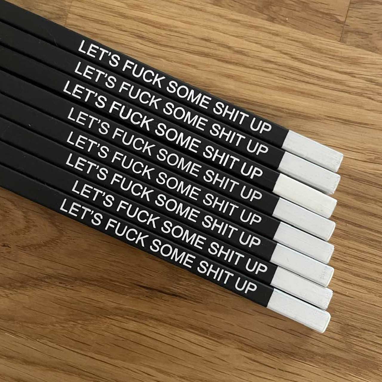 Single Sweary Pencils - Let's Fuck Some Shit Up SUPER SECONDS
