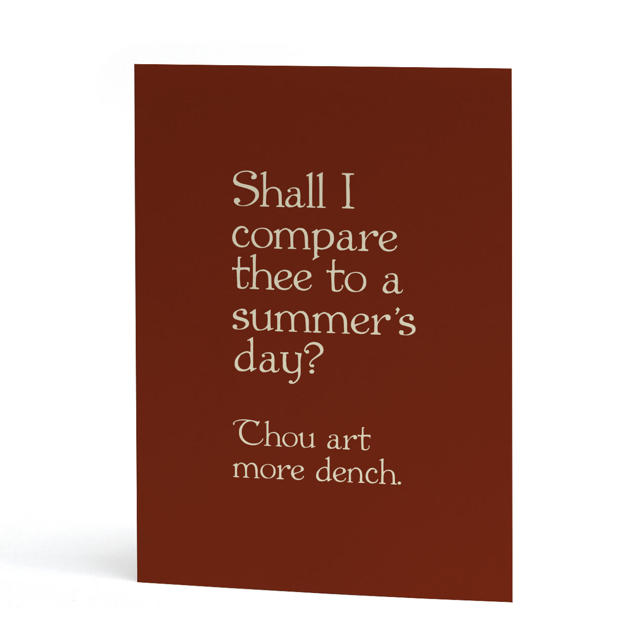 More Dench Card