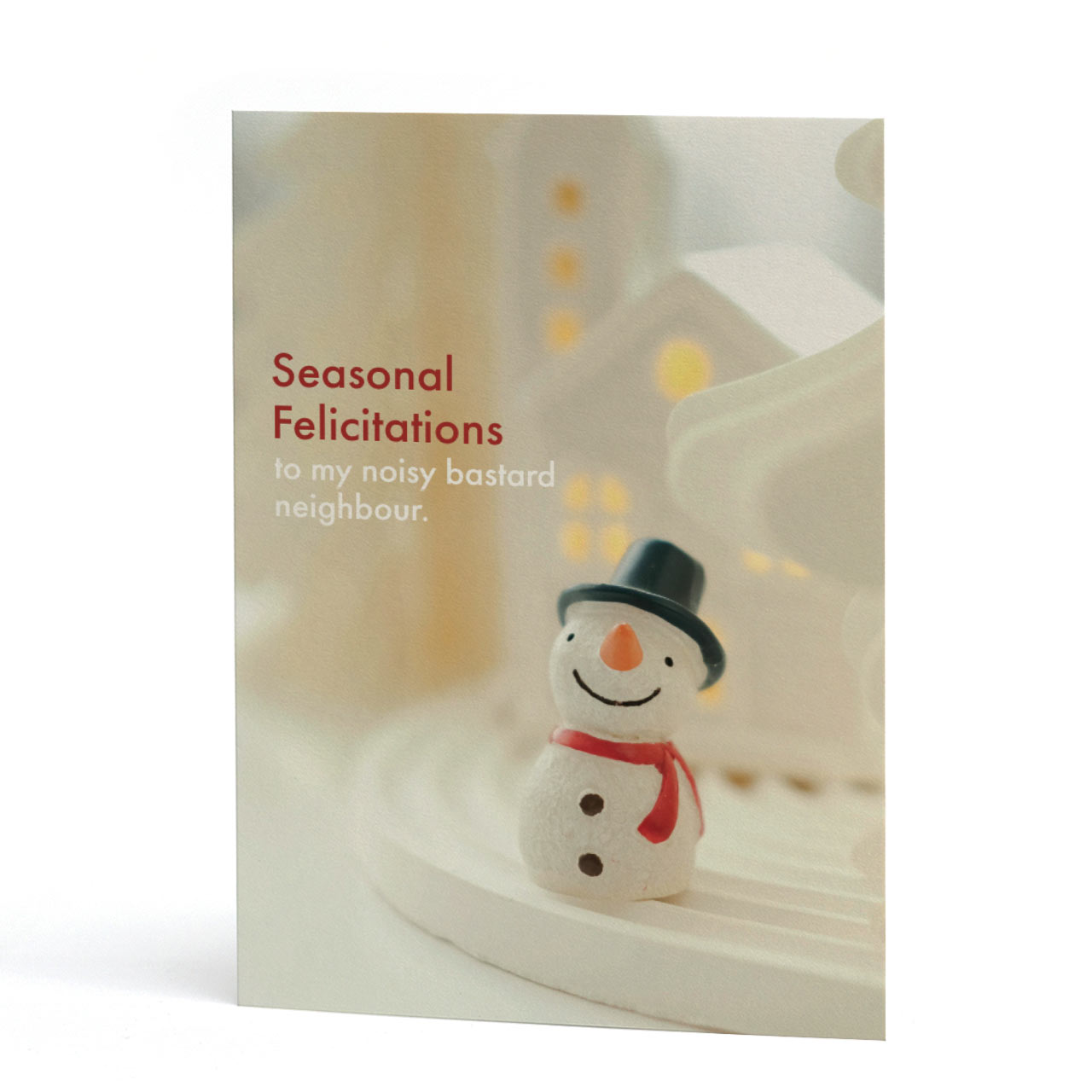 Noisy Bastard Neighbours Christmas Card