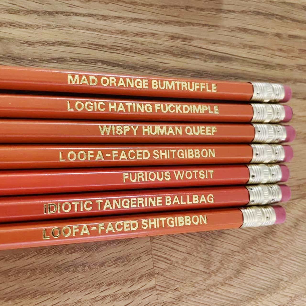 FUCK TRUMP Sweary Pencils - SUPER SECONDS