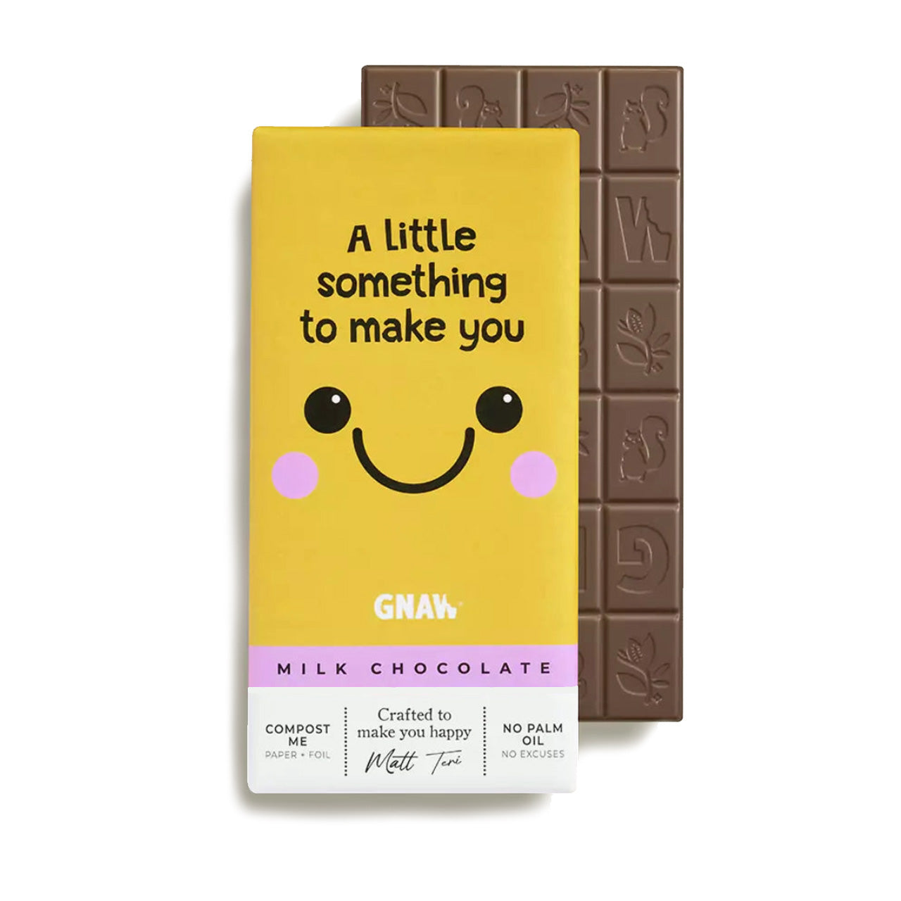 Gnaw Smile Chocolate Bar 80g