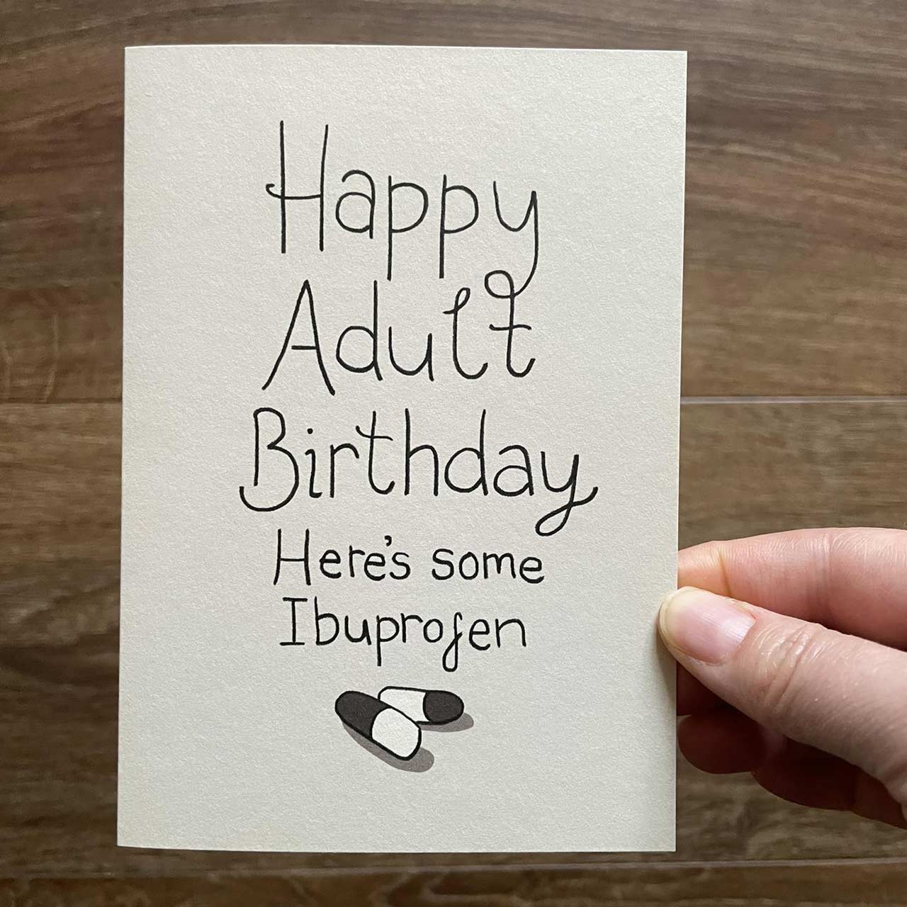 Happy Adult Birthday Greeting Card SLIGHT SECONDS