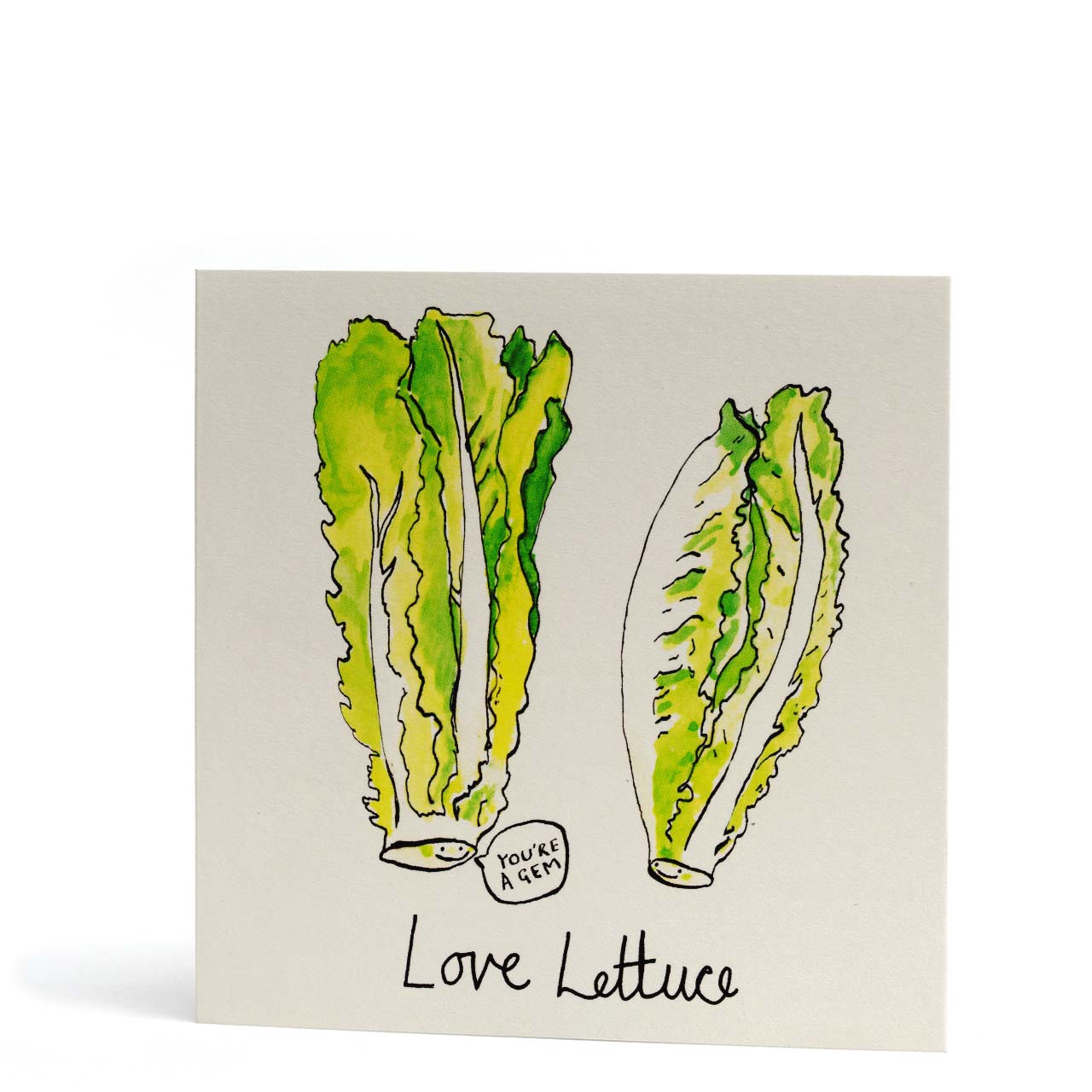 Love Lettuce Pun Love Card