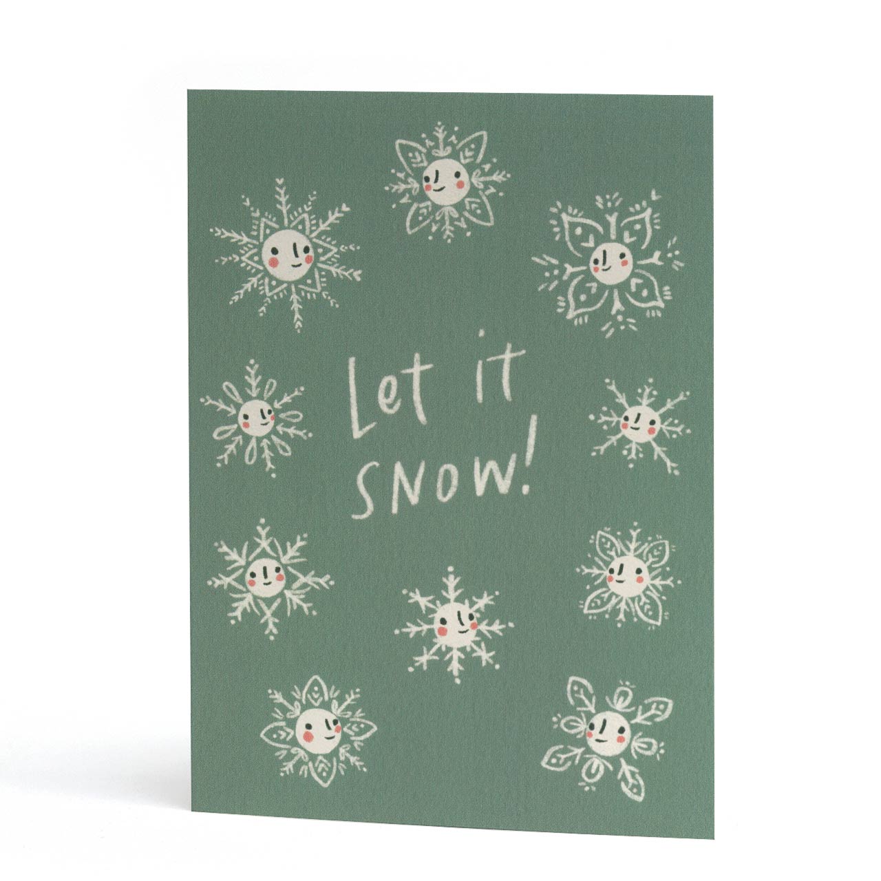 Let It Snow(flakes) Christmas Card