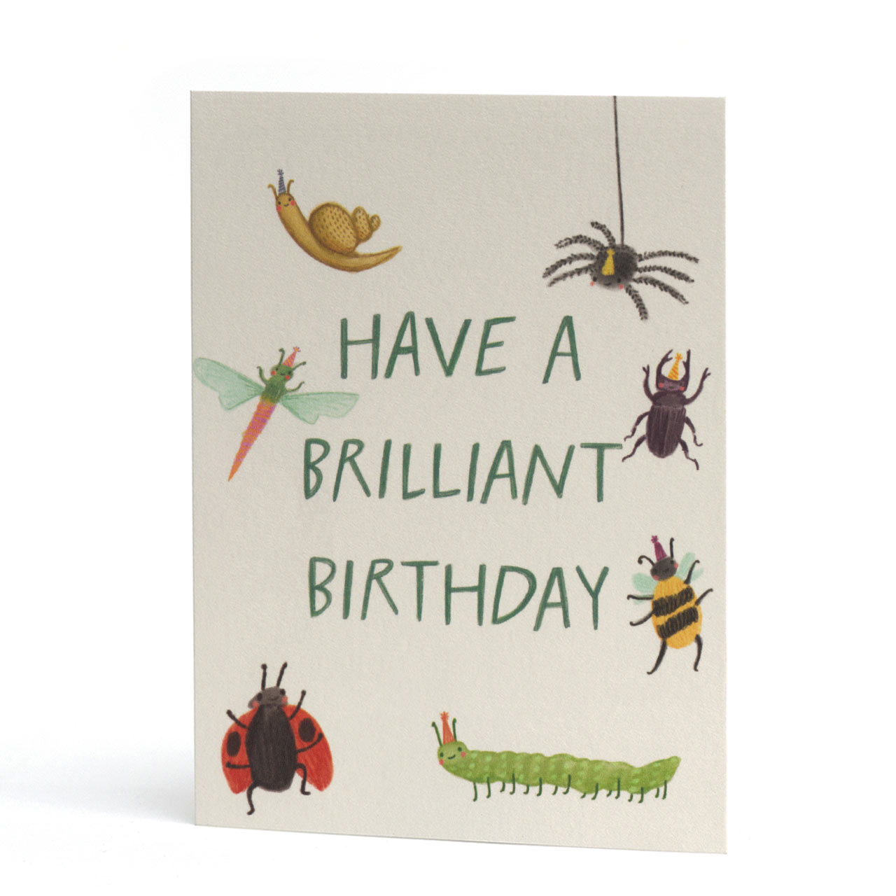 Brilliant Birthday Bugs Card