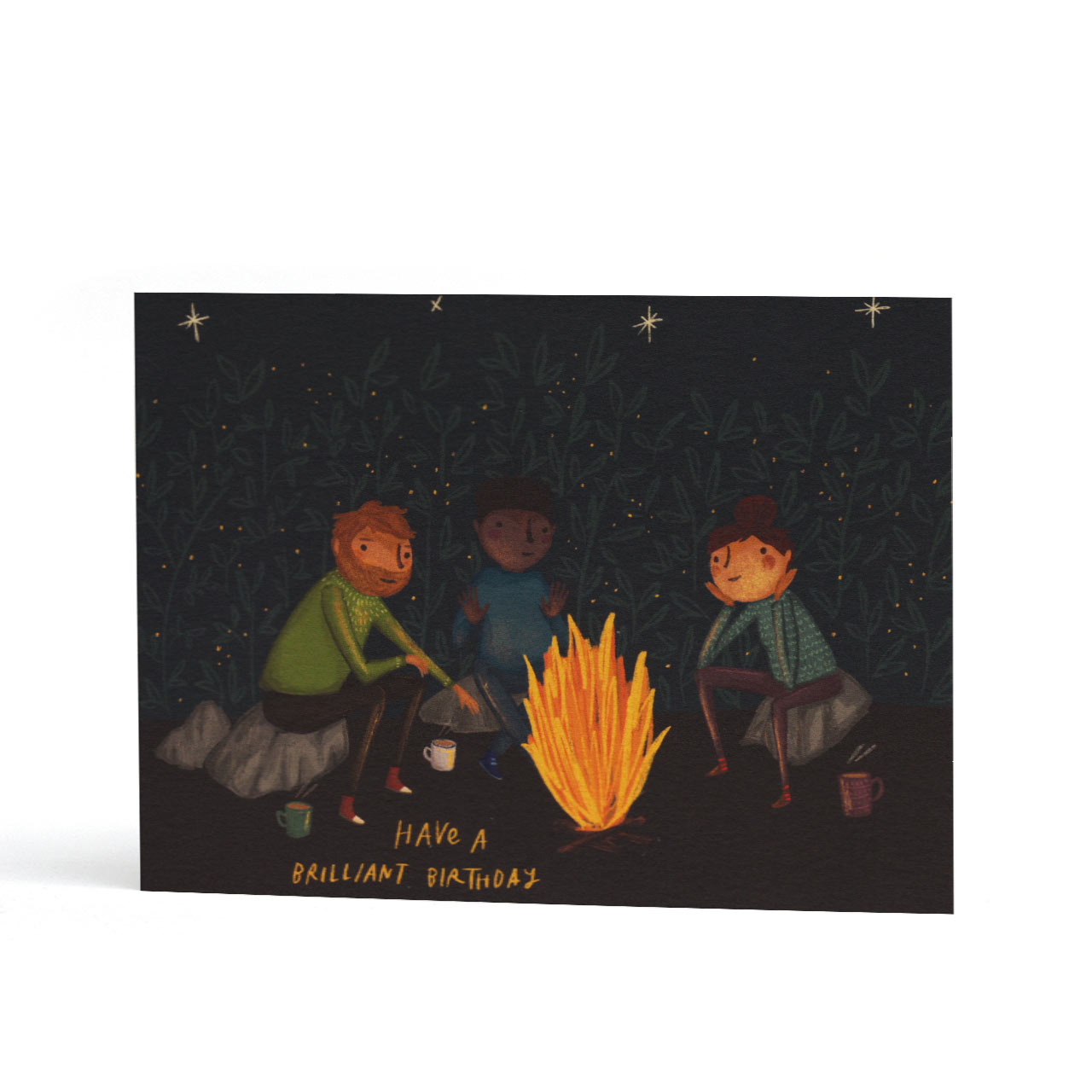 Campfire Brilliant Birthday Card