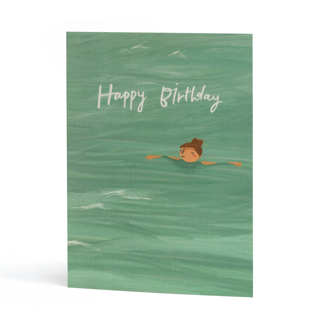 Floating Sea Birthday Card