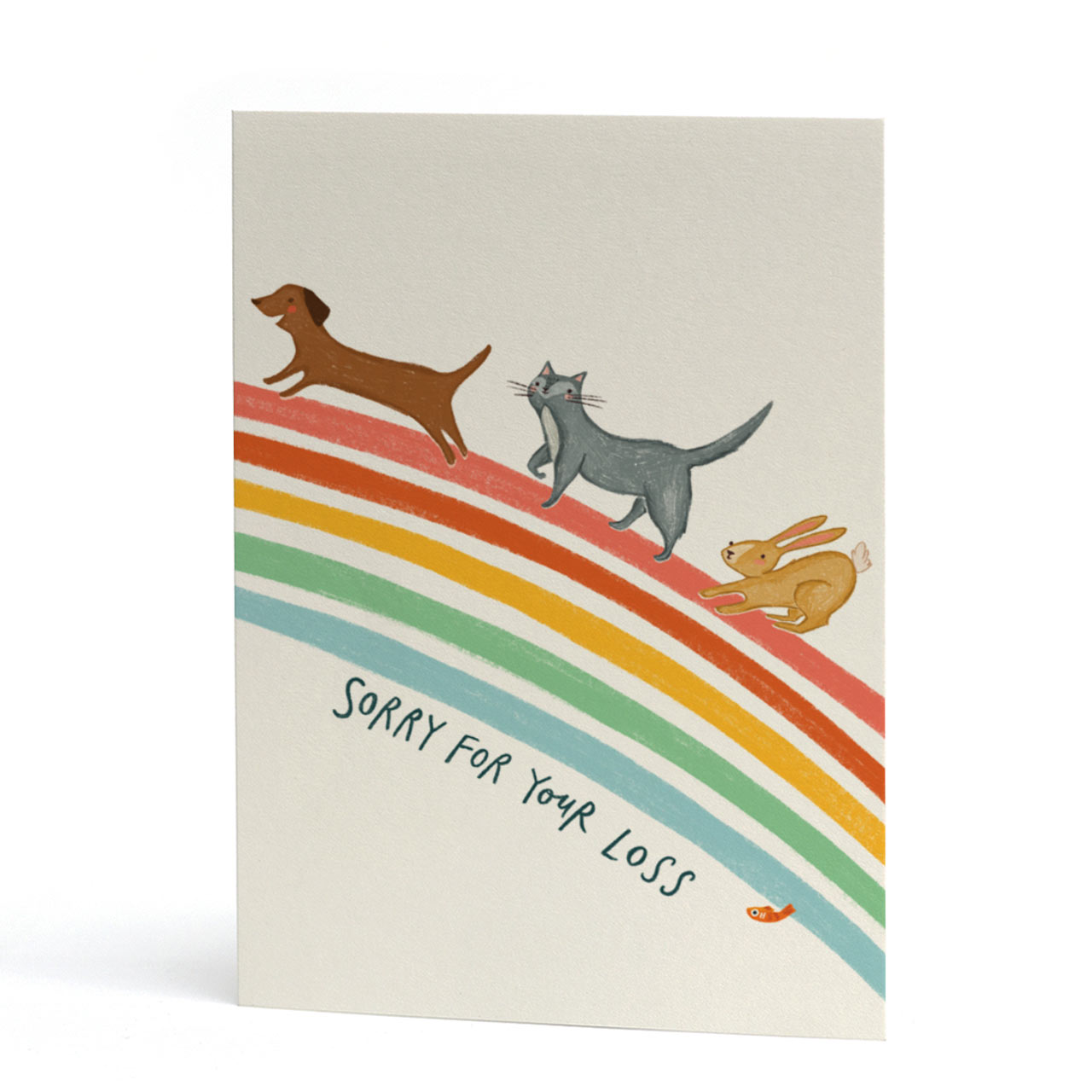 Rainbow Bridge Pet Loss Card