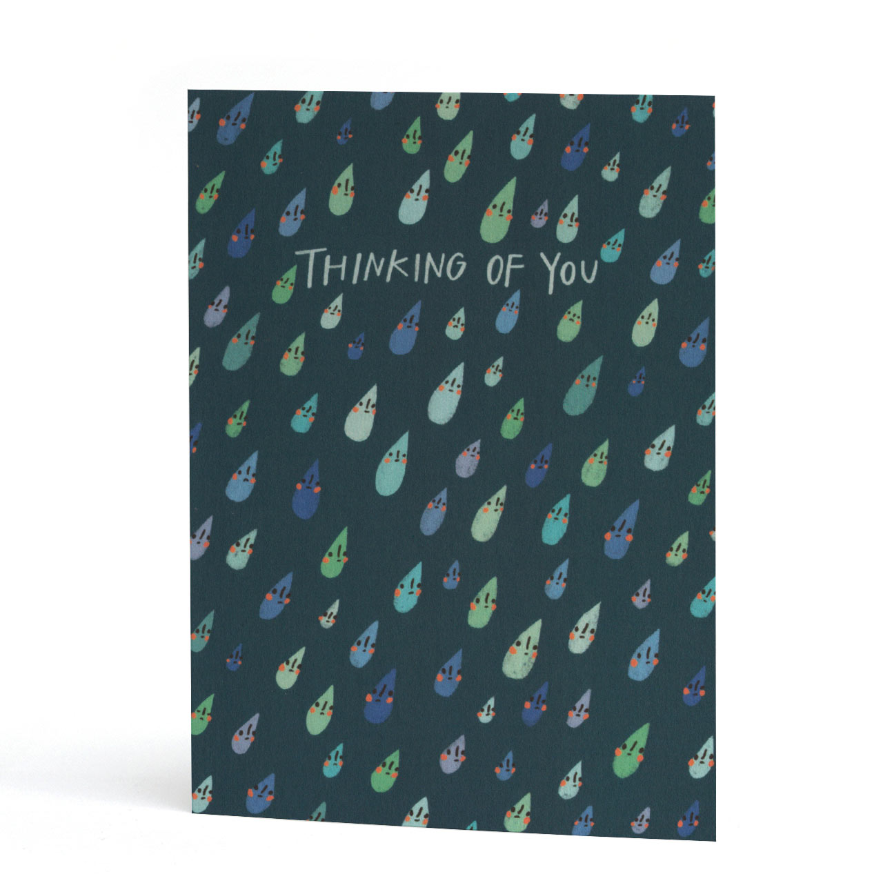 Raindrops Thinking of You Card